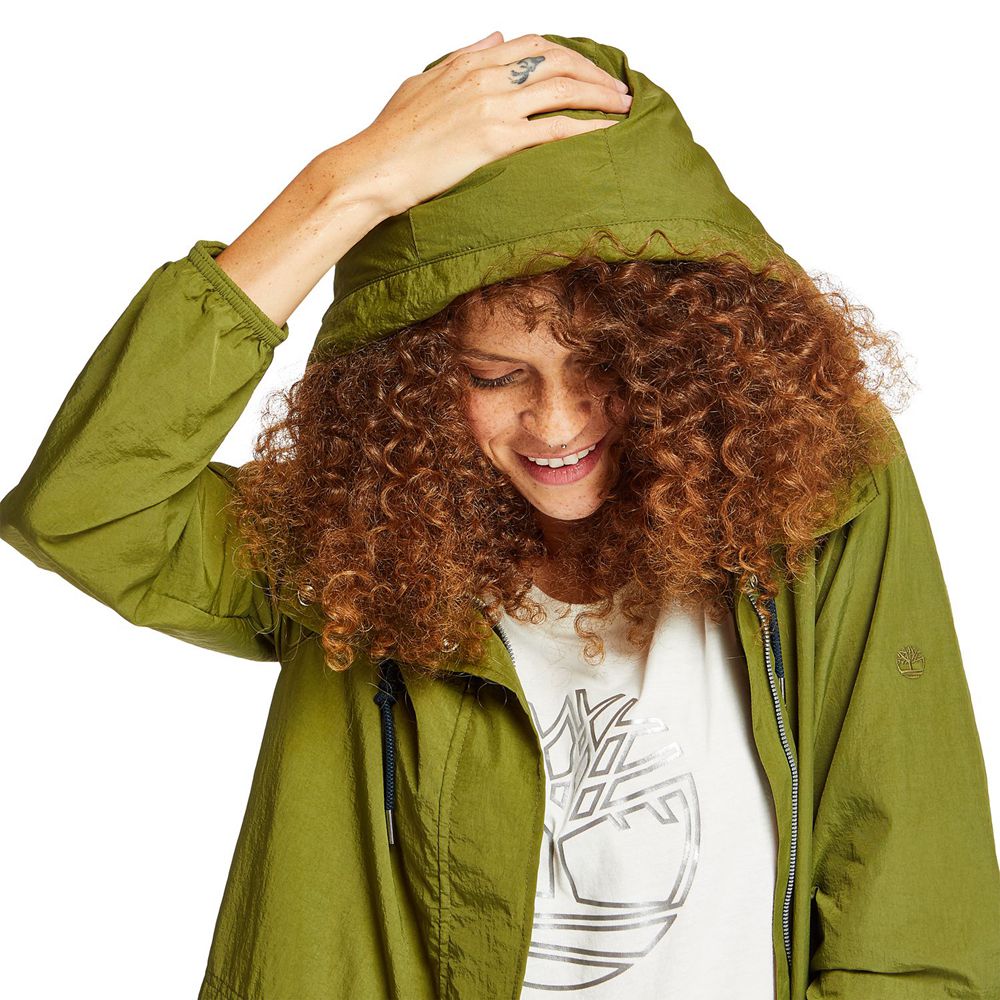Parka Feminino - Timberland Lightweight Parka - EGQIH8762 - Verde Oliva
